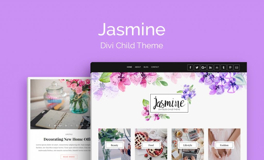 Thème de blog Jasmine