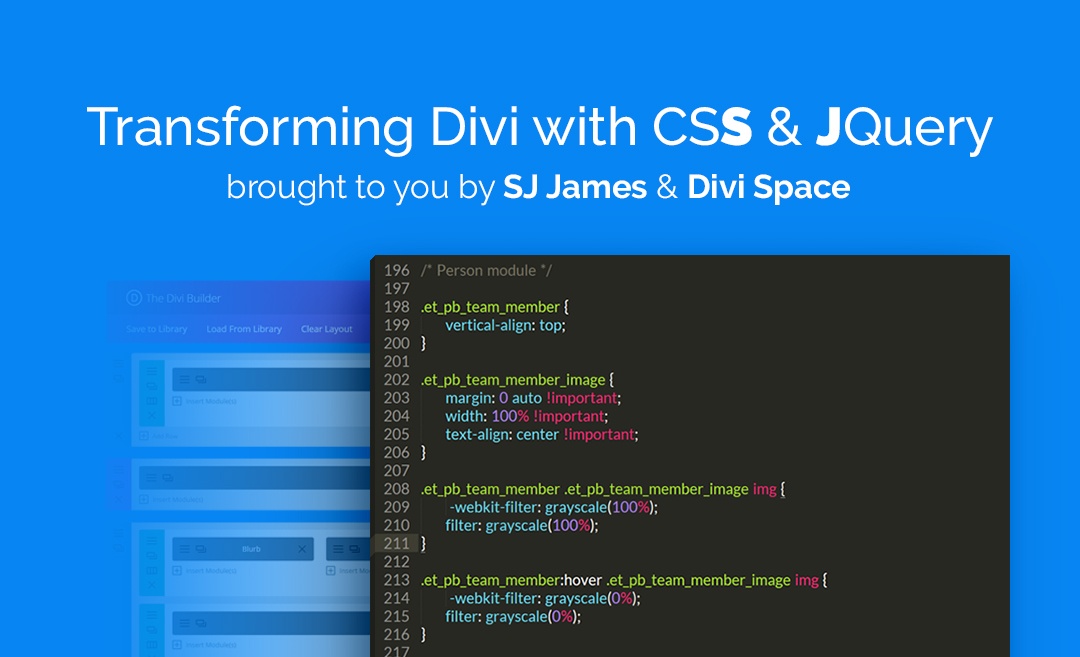 Bluebell Brutal Ups Transforming Divi with CSS & JQuery | WP Zone