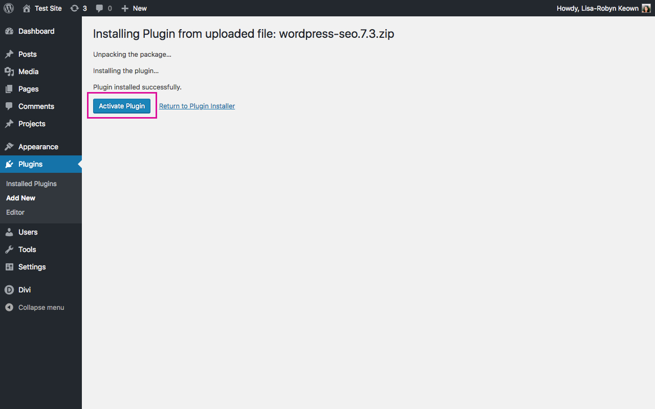 Setup Yoast SEO Plugin WordPress Dashboard