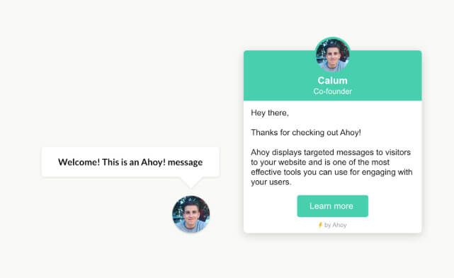Ahoy Plugin for WordPress Click and Auto Messages