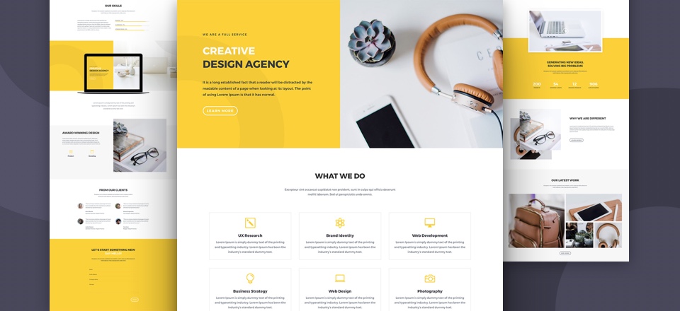 Elegant Themes Divi Layout Divi Web Design Agency