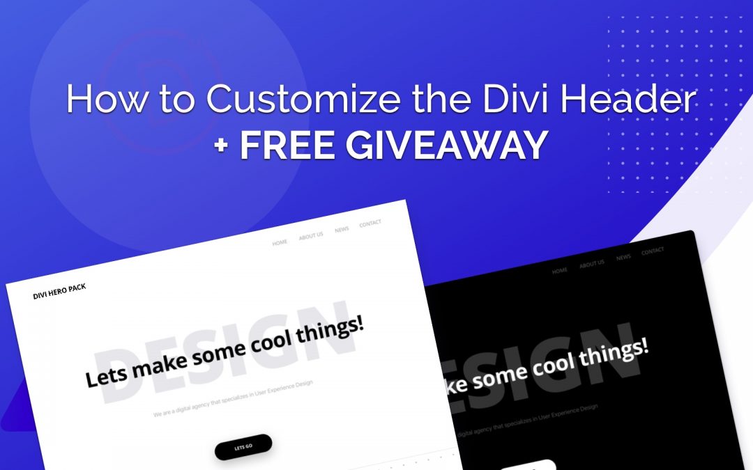 How to Customize the Divi Header + FREE Giveaway