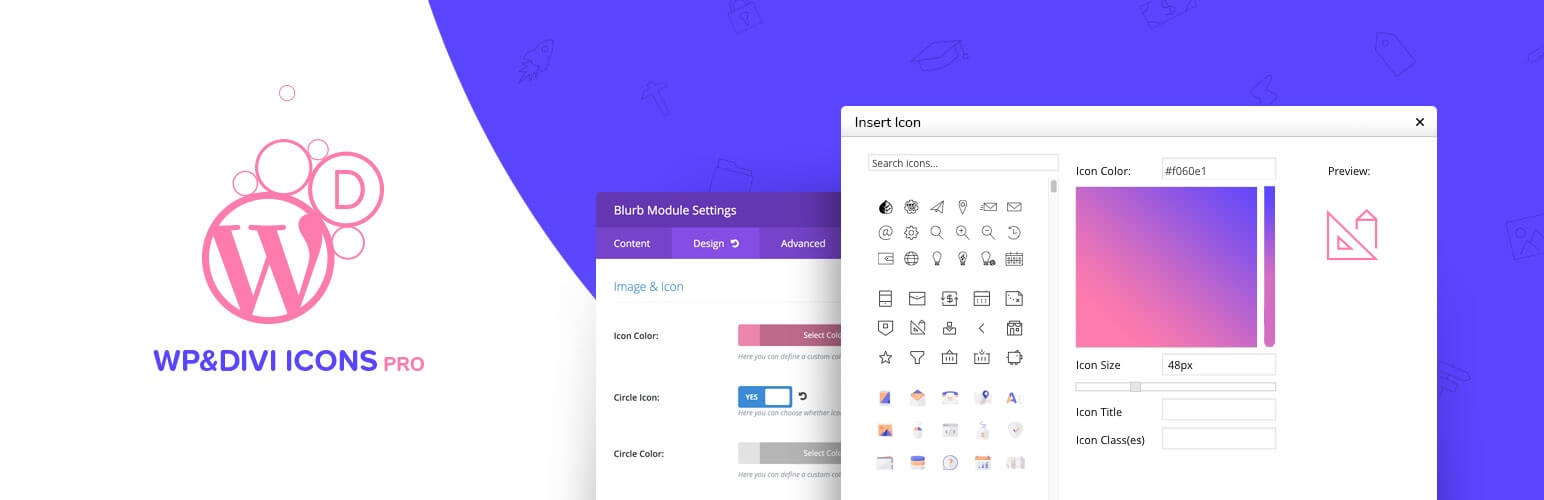 Wp and Divi Icons PRO
