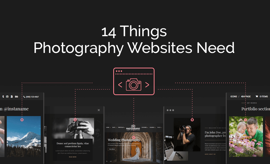 14 Things Photography Websites Need