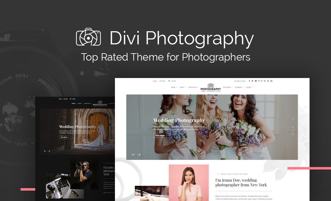 Divi Photography Child Theme | Best Photography Child Theme for Divi
