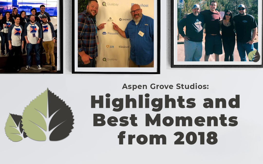 Aspen Grove Studios: Highlights and Best Moments from 2018