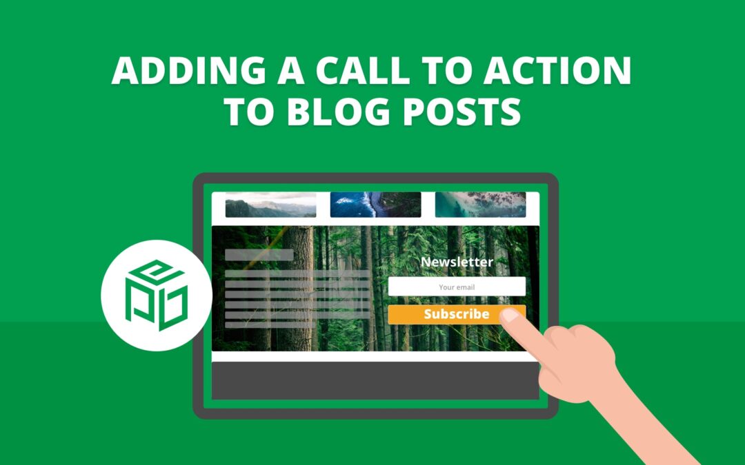 How to Add a Newsletter Sign Up Call to Action to Every Blog Post