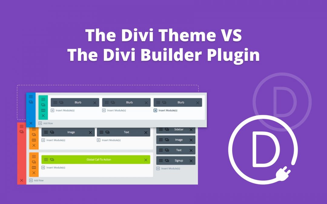 The Divi Theme VS The Divi Builder Plugin