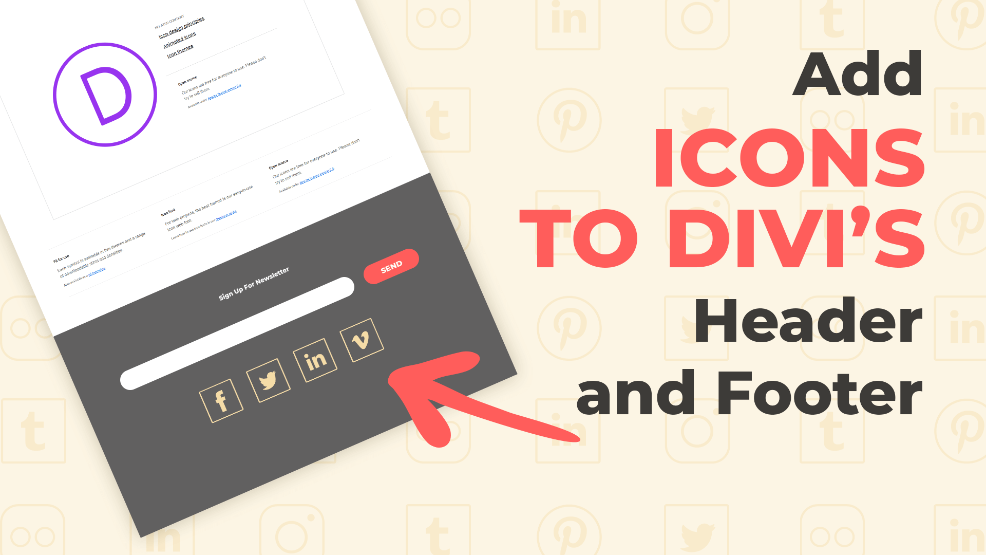 How To Add More Social Media Icons to Divi’s Header and Footer
