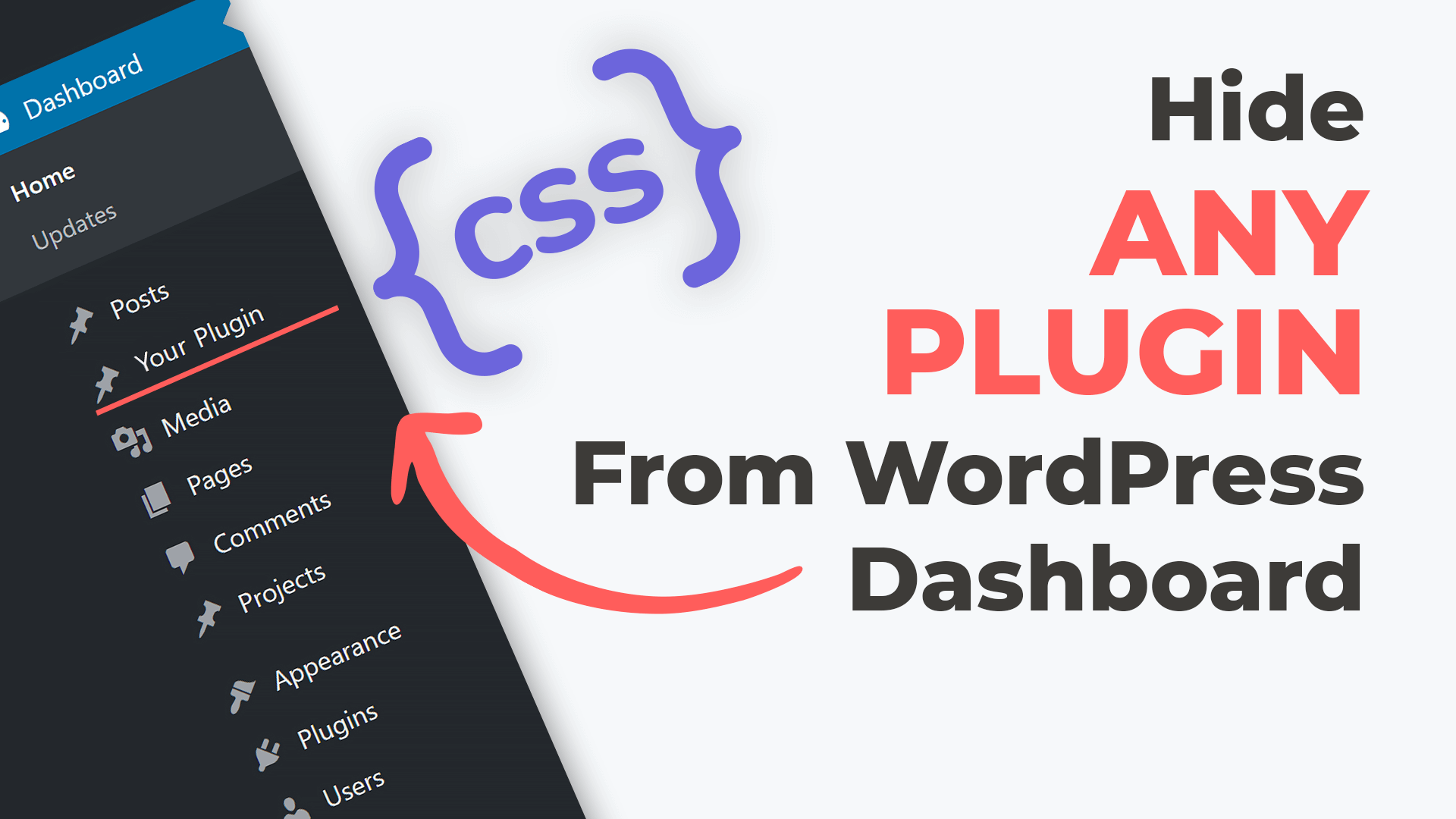 Hide Any Plugin from the WordPress Dashboard