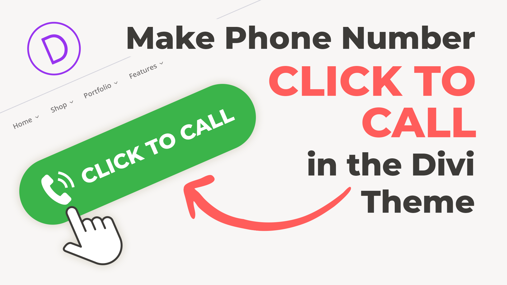 Make Phone Number Click to Call in the Divi Theme