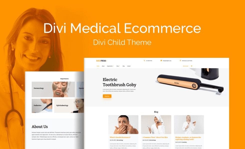 Divi Ecommerce Médical