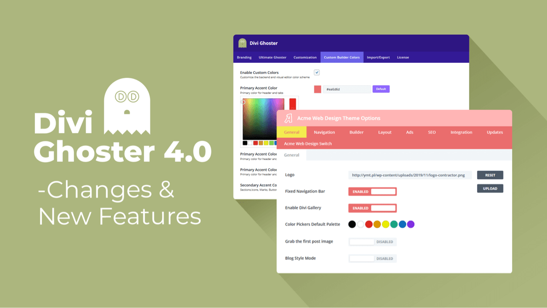 Divi Ghoster 4.0 – Changes & New Features