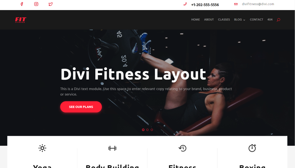 Divi Fitness