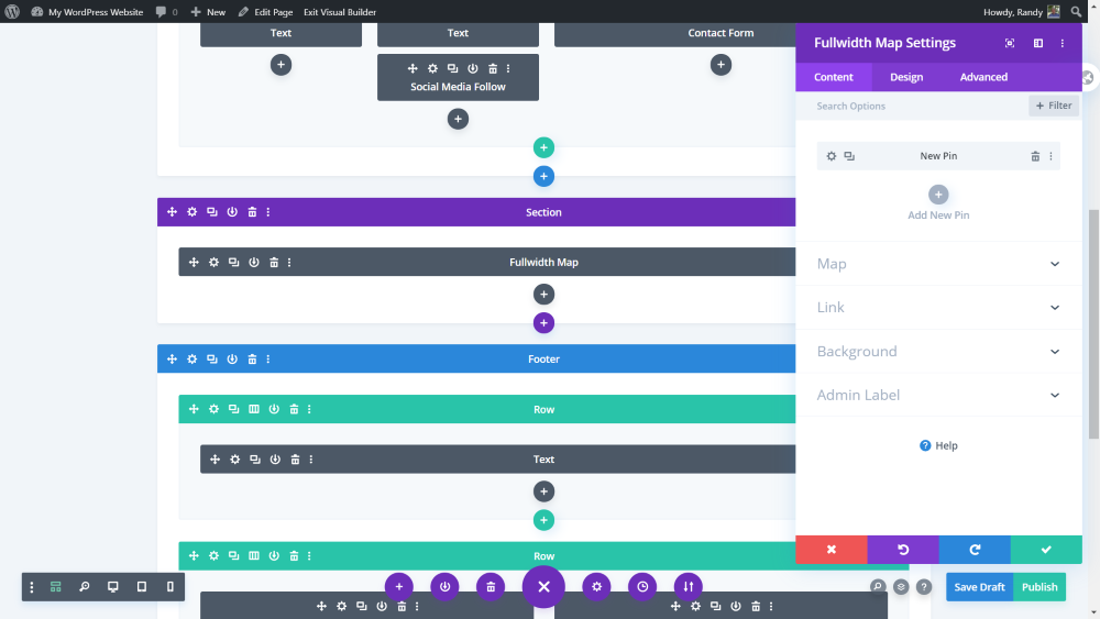 Divi Map Module