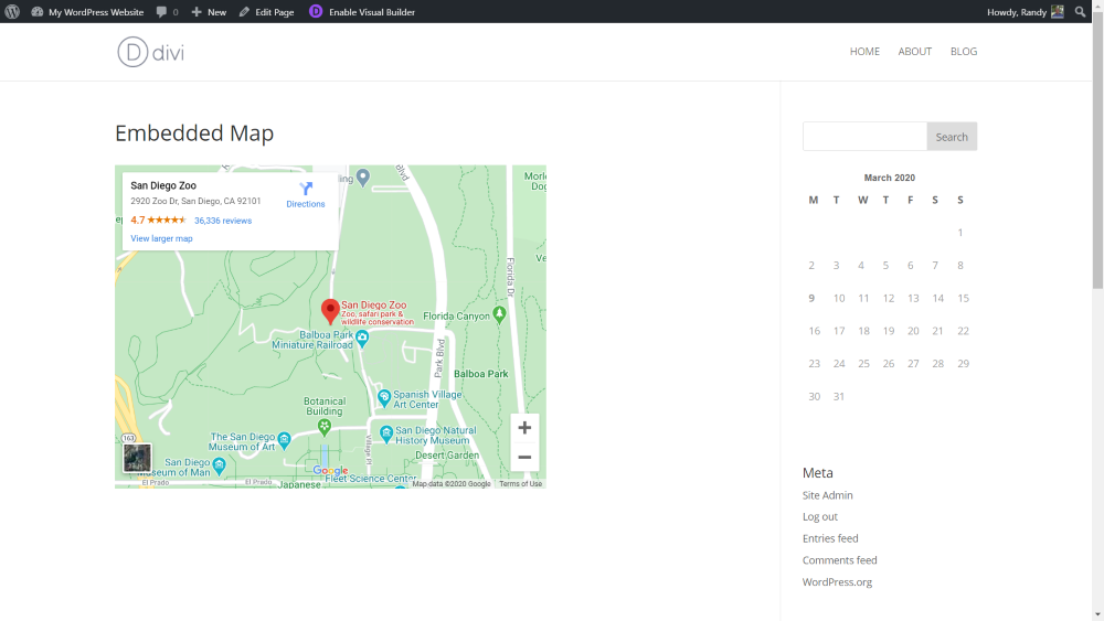 Embed Google Maps Code