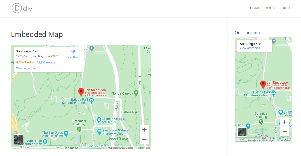 Embed Google Maps Code