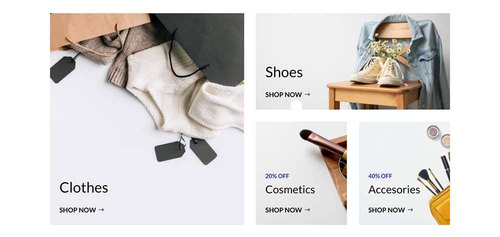 Divi WooCommerce Store Child Theme Product Category Display