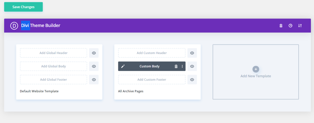 Using Divi Extras with the Theme Builder