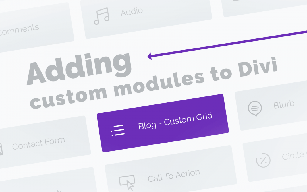 Adding custom modules to Divi