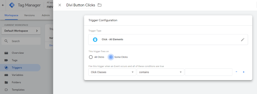 Tracking a Specific Button