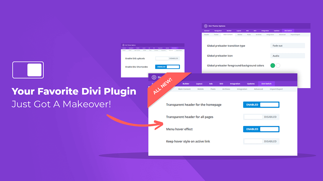 Divi Switch 4.0 is Here!!! Celebrating 100k Downloads