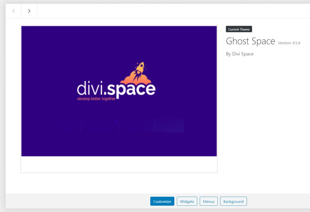 WordPress theme rebranded using Divi Ghoster