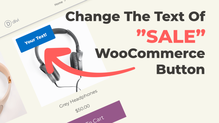 Change the “Sale!” Text of the WooCommerce Sale Badge