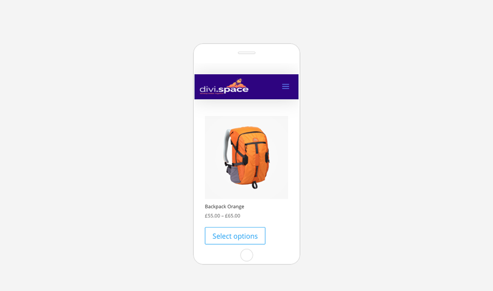 WooCommerce Products in One Column on Mobile Devices - Divi Shop module CSS added