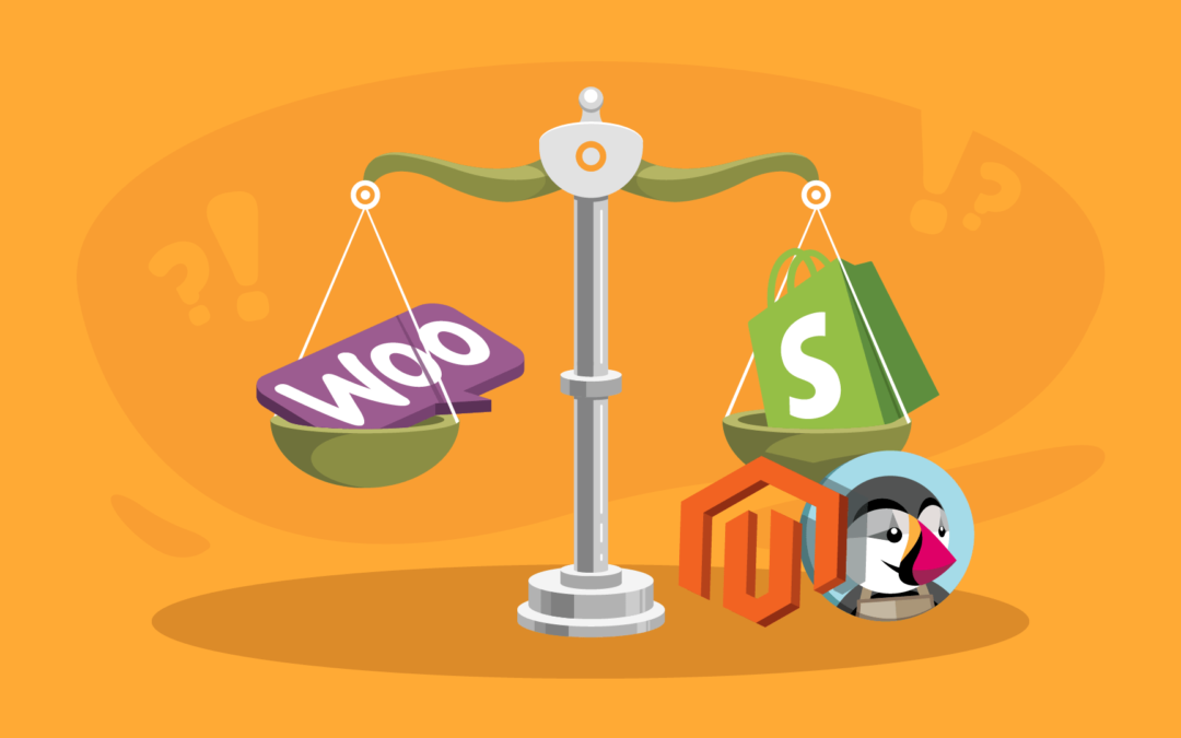Best Ecommerce Platforms Compared WooCommerce vs Shopify vs PrestaShop vs Magento