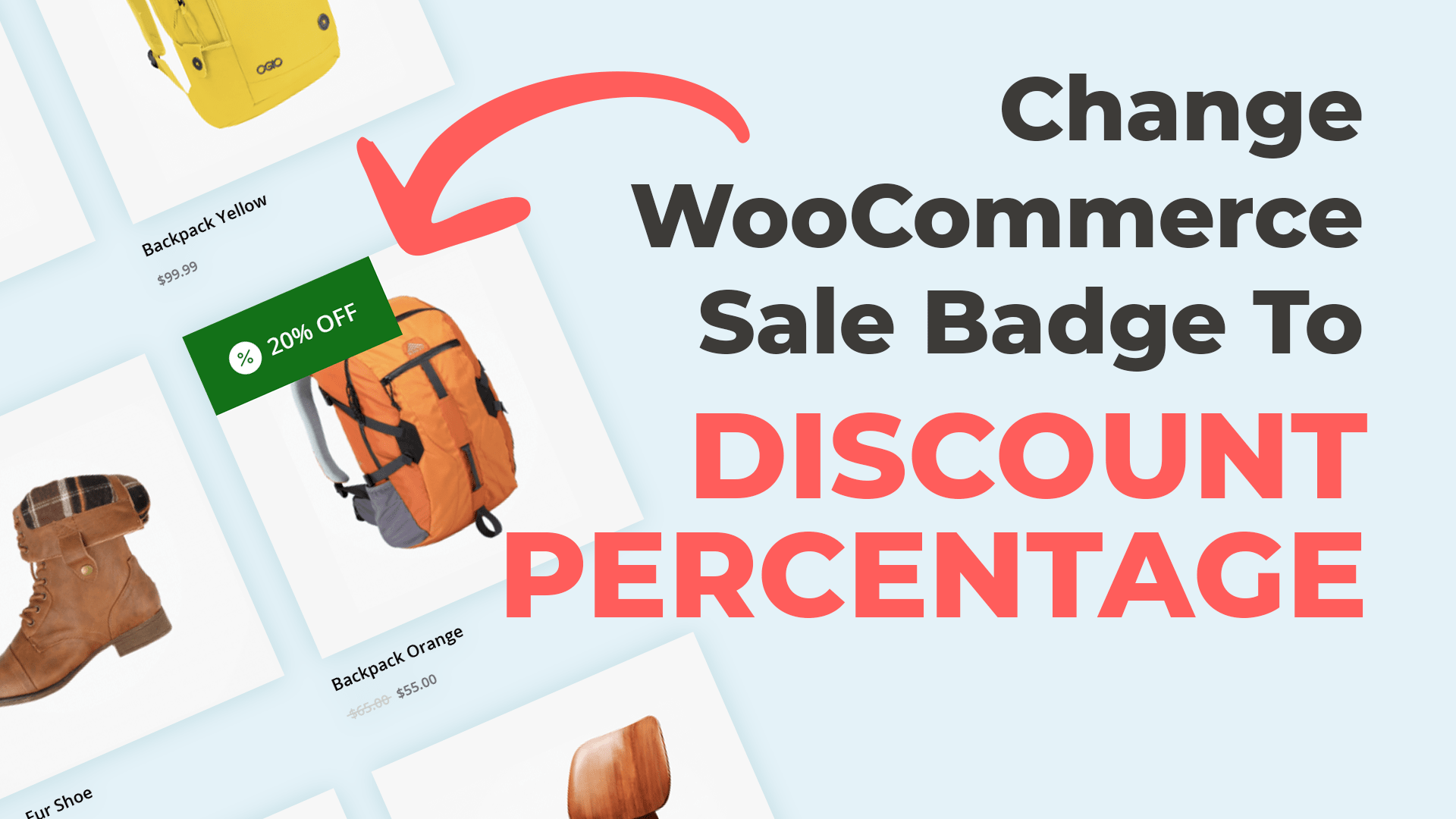 Change the WooCommerce Sale Badge to Display a Percentage Discount