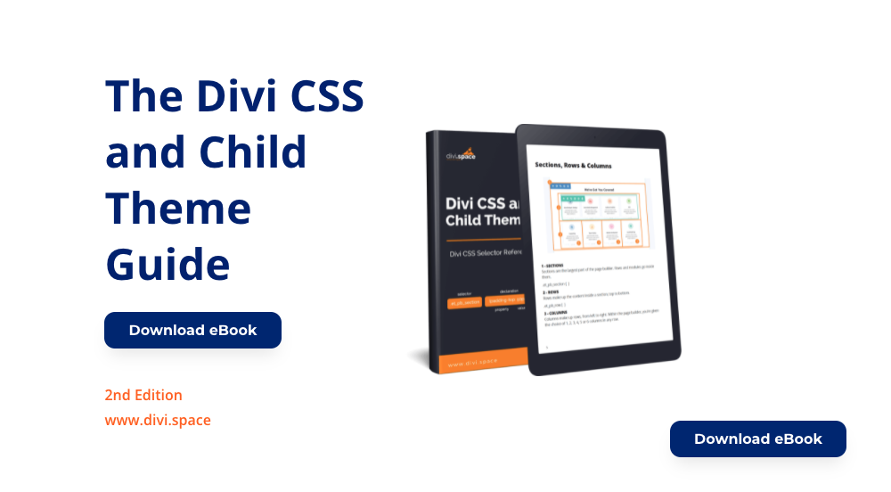 The Divi CSS and Child Theme Guide