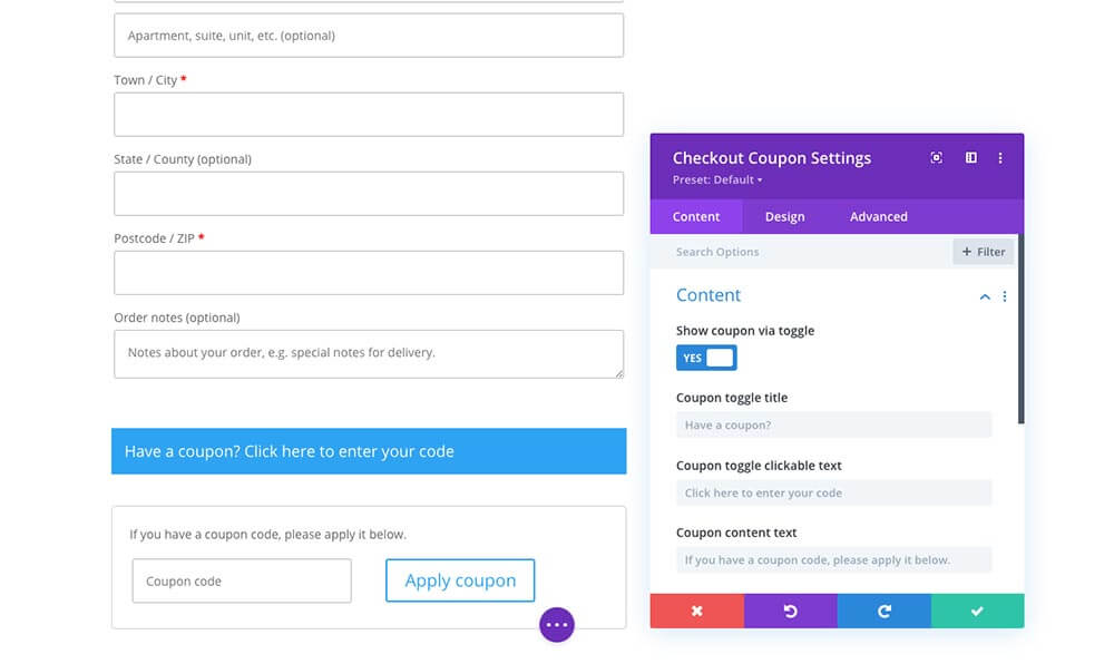 Customize the WooCommerce Checkout page with Divi