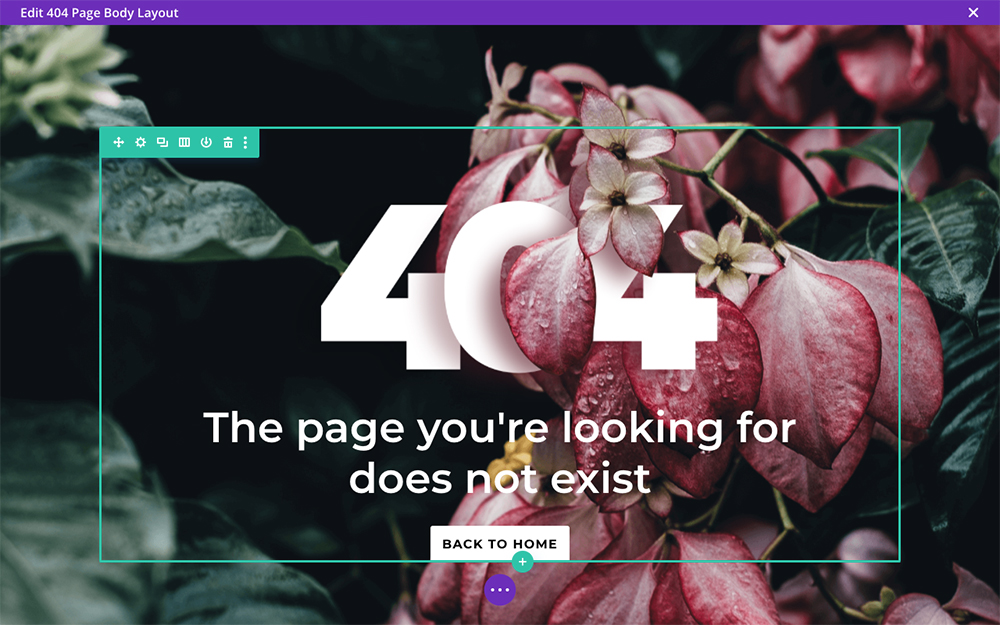 Divi Theme Builder Creating Custom Divi 404 Page