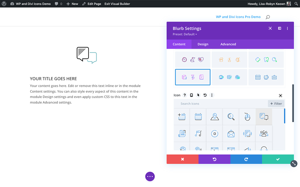 WP and Divi Icons Pro Multicolor Icons Podcast Icon Pack