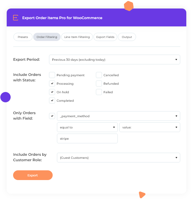 export_order_items_pro_filtering_reporting