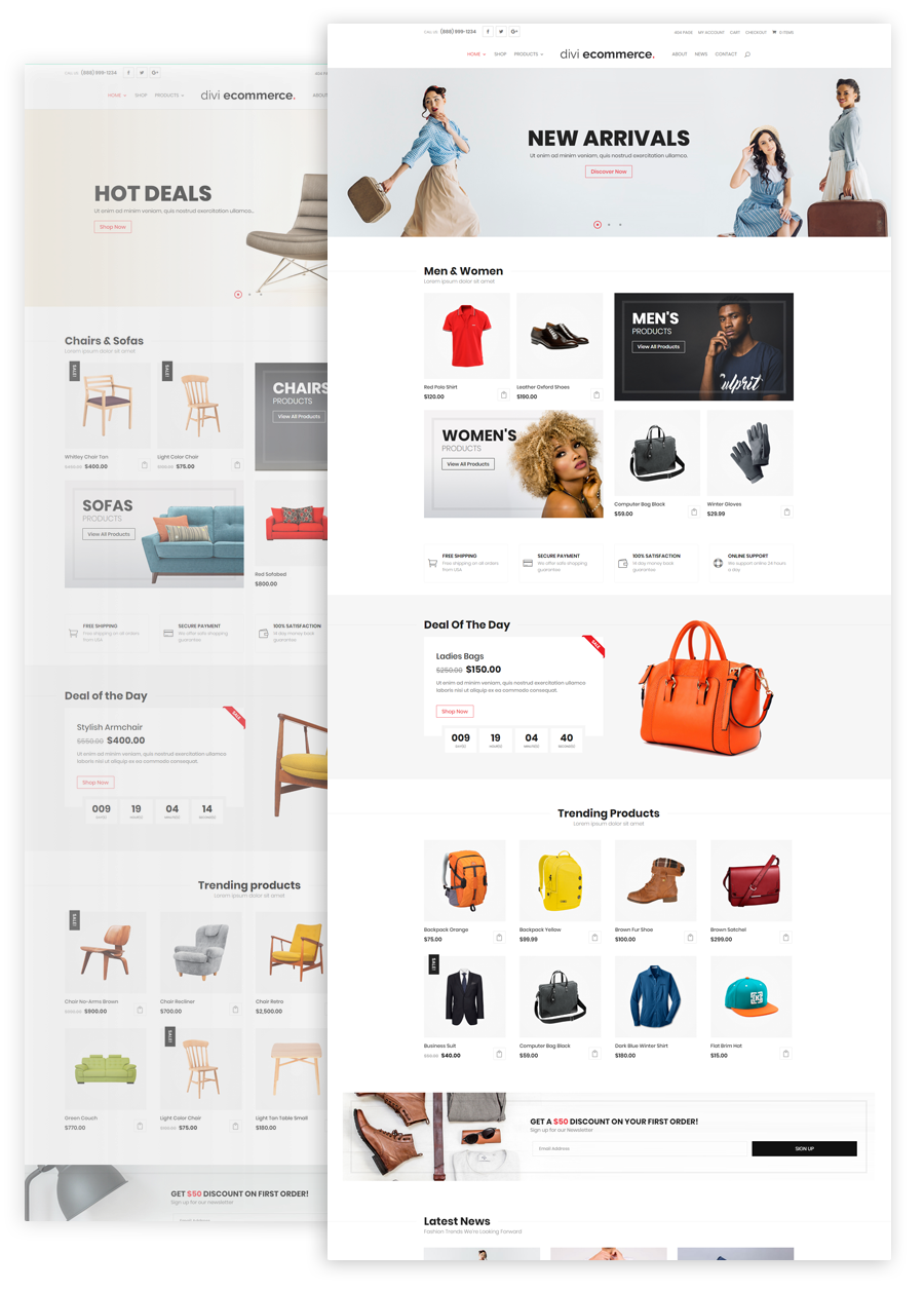 Unveiling our Latest Child Theme Divi Ecommerce for Divi