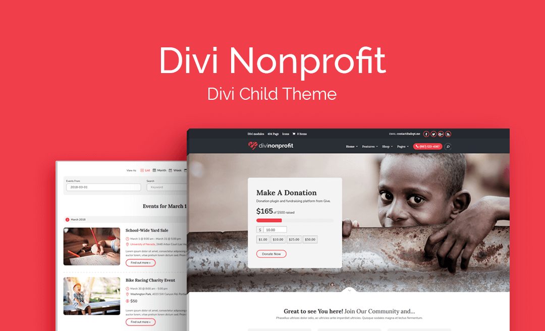 Introducing our Latest Child Theme for Divi: Divi Nonprofit