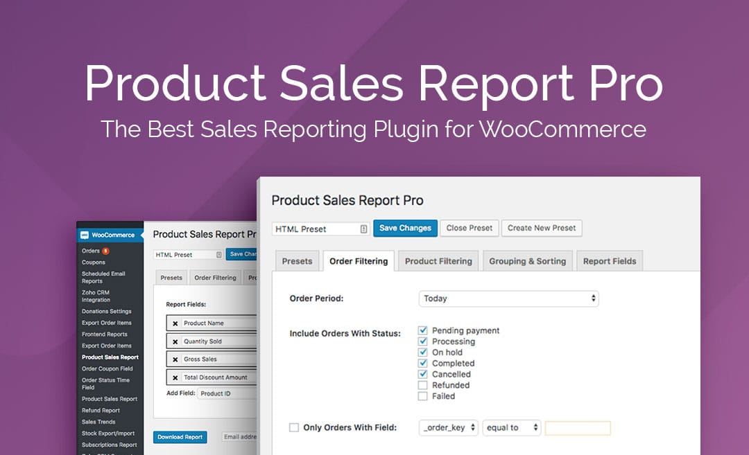 Product Sales Report Pro for WooCommerce Plugin